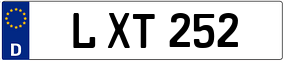 Truck License Plate